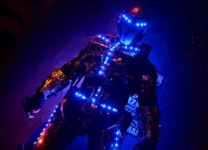 Robot Led Echassier-Performer Laser à Nantes 44